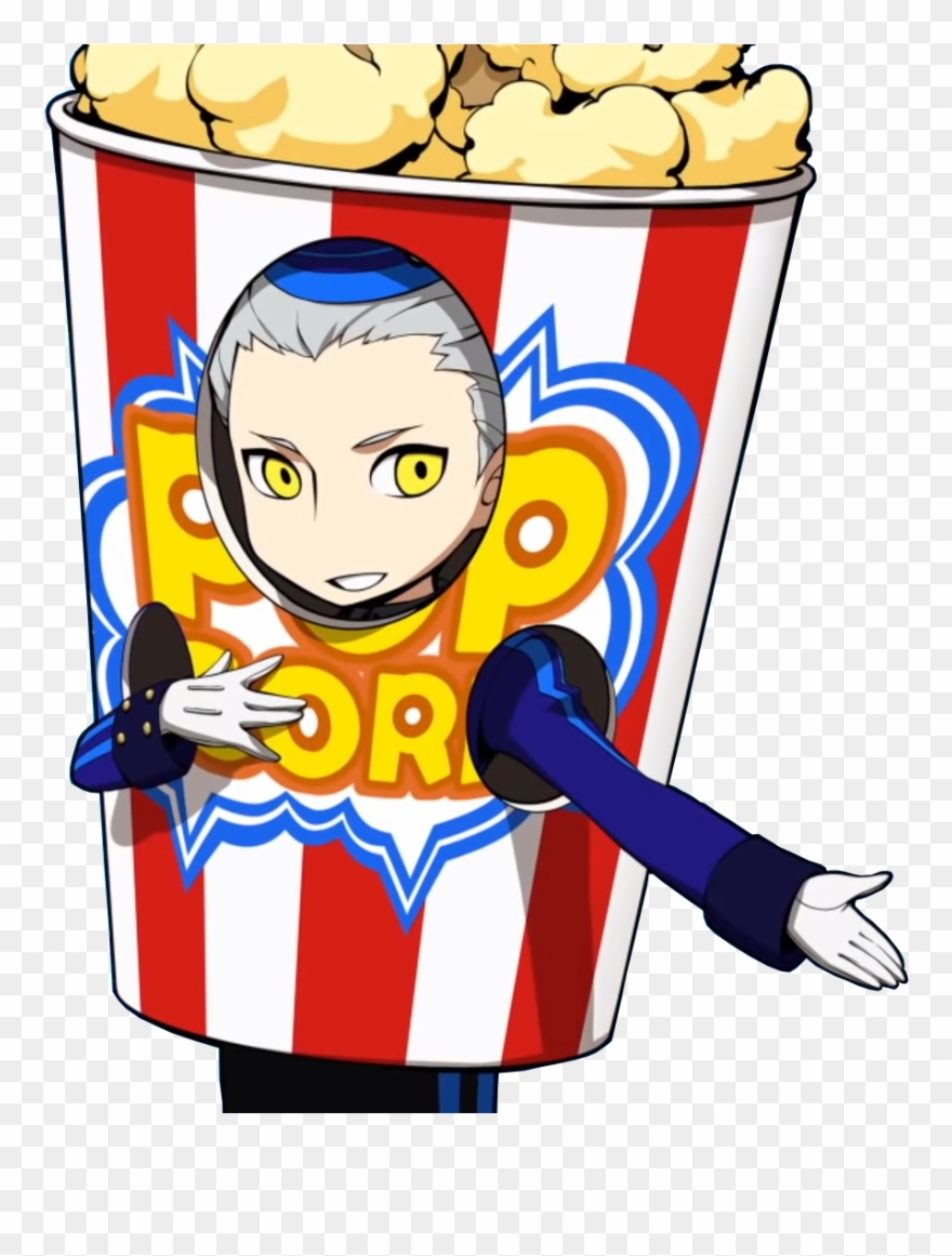 Free Popcorn - Persona Q2 Theodore Clipart