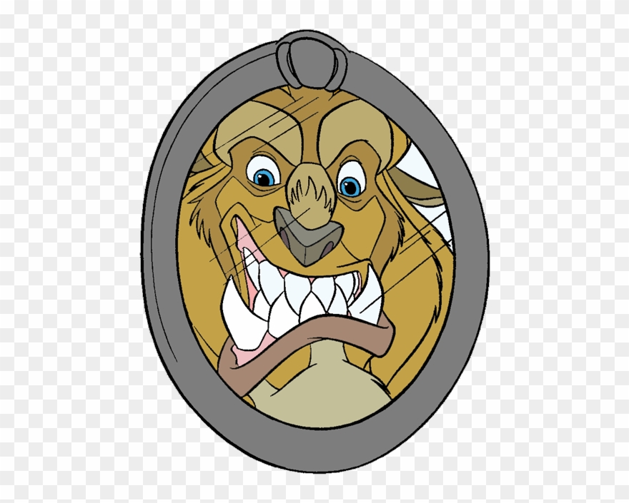 Clipart Cookies Circle - Beast In The Mirror - Png Download