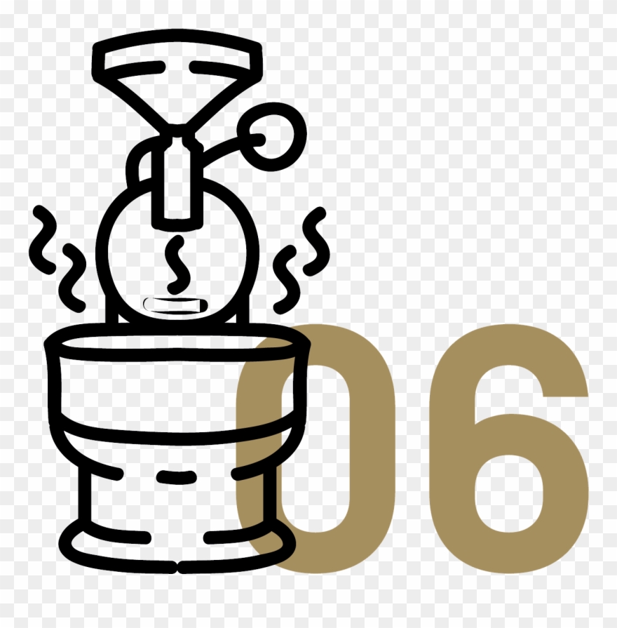 During Roasting, The Beans Undergo The Maillard Reaction, Clipart