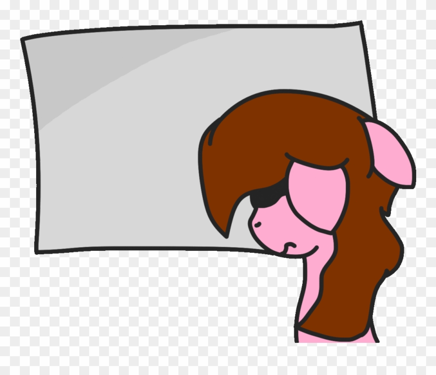 Looking At The Mirror By Twittershy On - Looking At The Mirror Gif Clipart