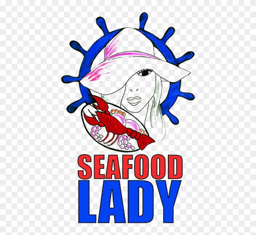 Seafood Lady Delivery - Seafood Lady Logo Clipart