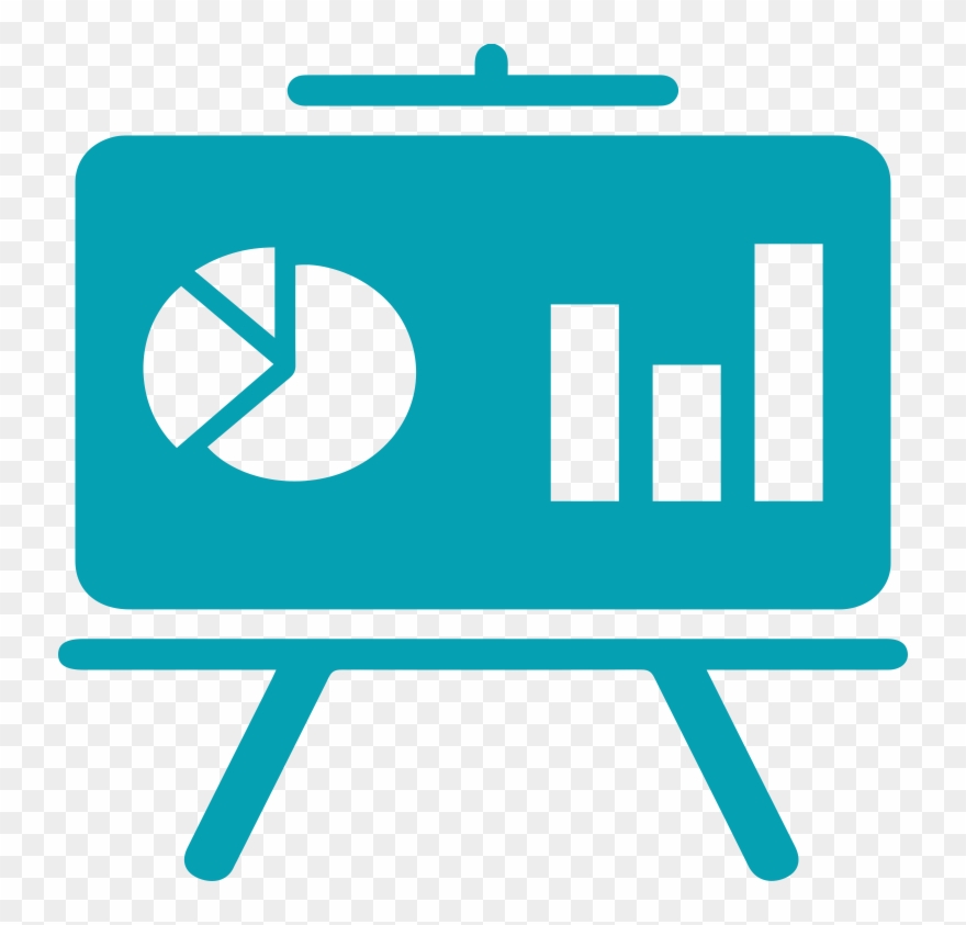 Advance Chart - Presentation Icon Clipart
