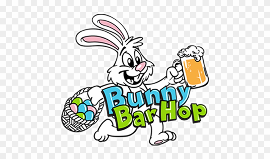 Grab - Easter Bunny Pub Crawl Clipart