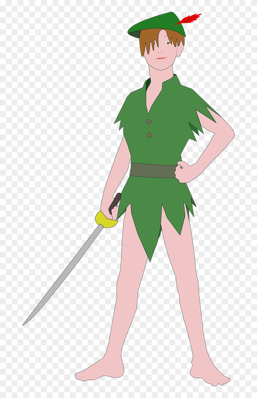 Peter Pan Fiction Boy Green Png Image - Peter Pan [book] Clipart