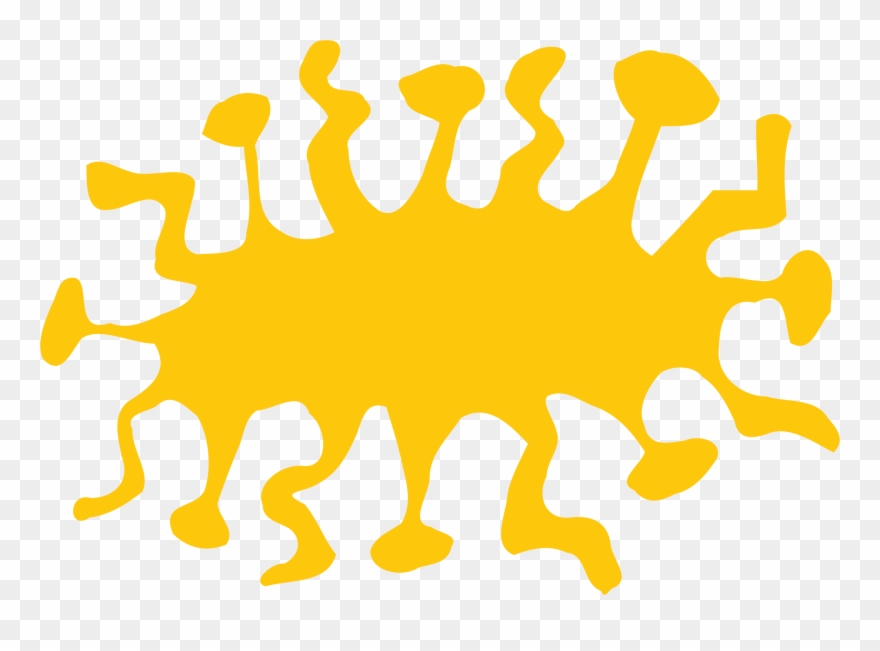 Yellow Clipart Splat - Clip Art - Png Download