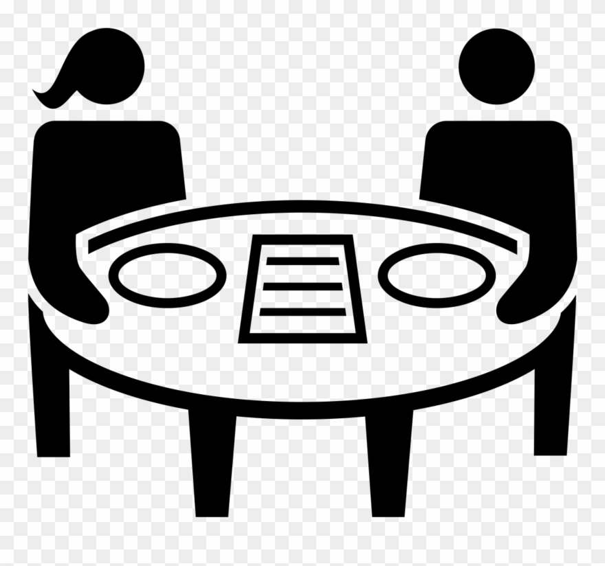 Dinner With A Digital Sense Co-author - Talk Show Icon Clipart