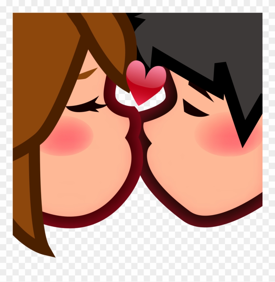 Peo Couple Kiss - 💏 Emoji Clipart