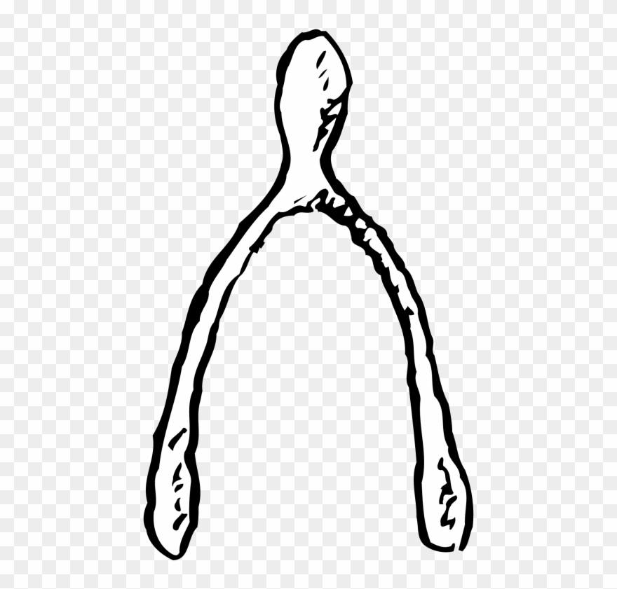 Wishbone Svg Transparent Download - Wishbone Symbol Clipart