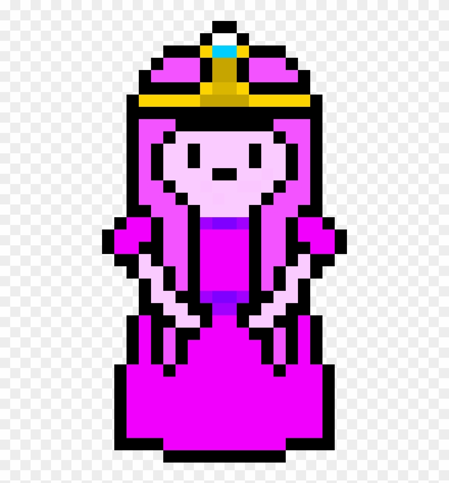 Princess Bubble Gum - Hora De Aventuras Hama Beads Clipart