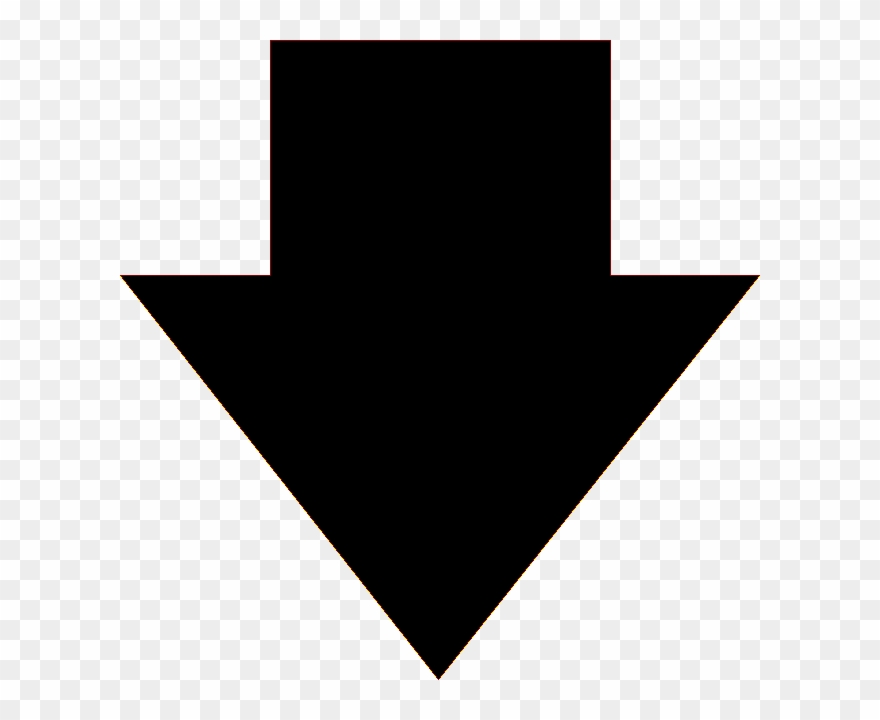Clipart Of Arrows Pointing Down - Fléche Vers Le Bas - Png Download