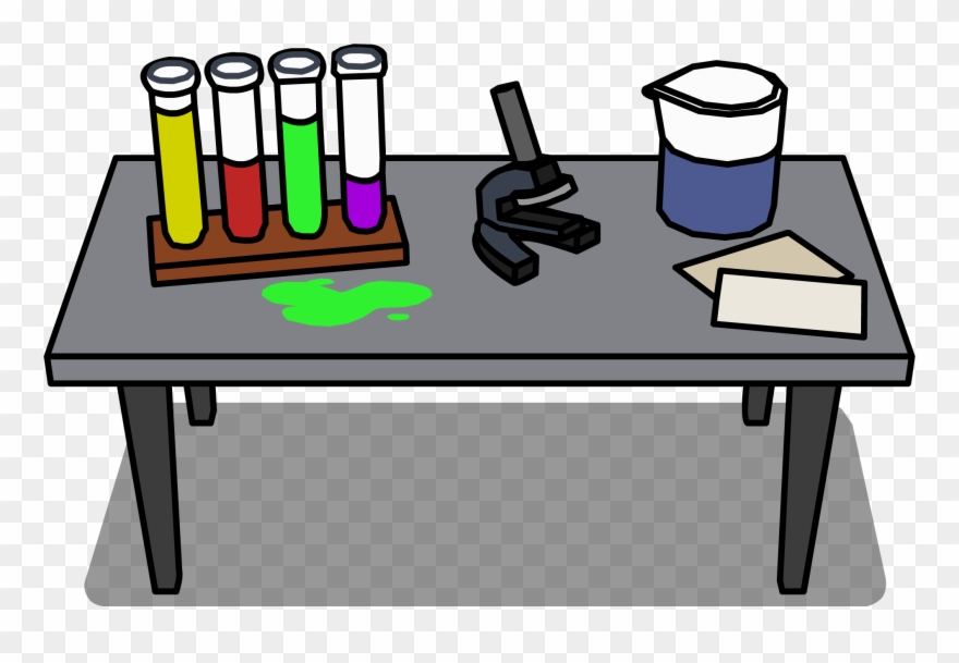 Laboratory Desk Sprite 001 - Lab Table Clipart Transparent - Png Download