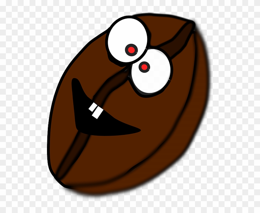 Coffee Bean Face Clipart
