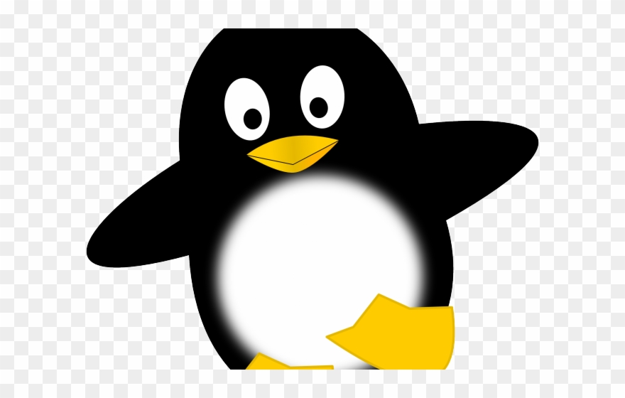 Footprint Clipart Penguin - Penguinclip Art - Png Download