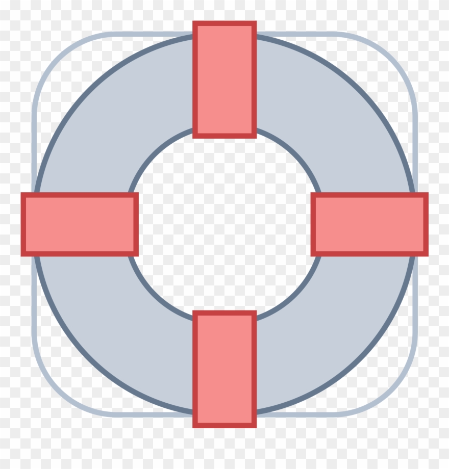 The Icon For Lifebuoy Is A Round Circular Ring - Sterilization Png Clipart