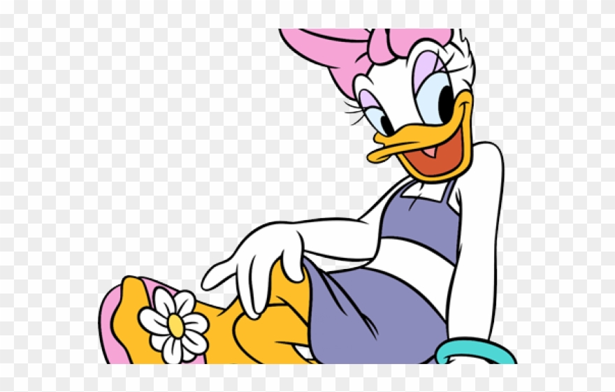 Disney Clipart Beach - Daisy Duck - Png Download
