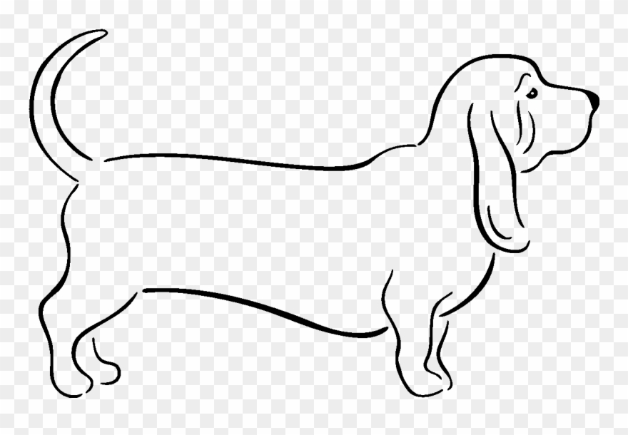 Sticker Chien Aux Pattes Courtes Ambiance Sticker Sb - Basset Hound Clipart