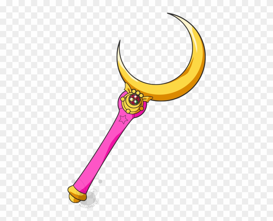Crescent Moon Clipart Png - Sailor Moon Wand Png Transparent Png
