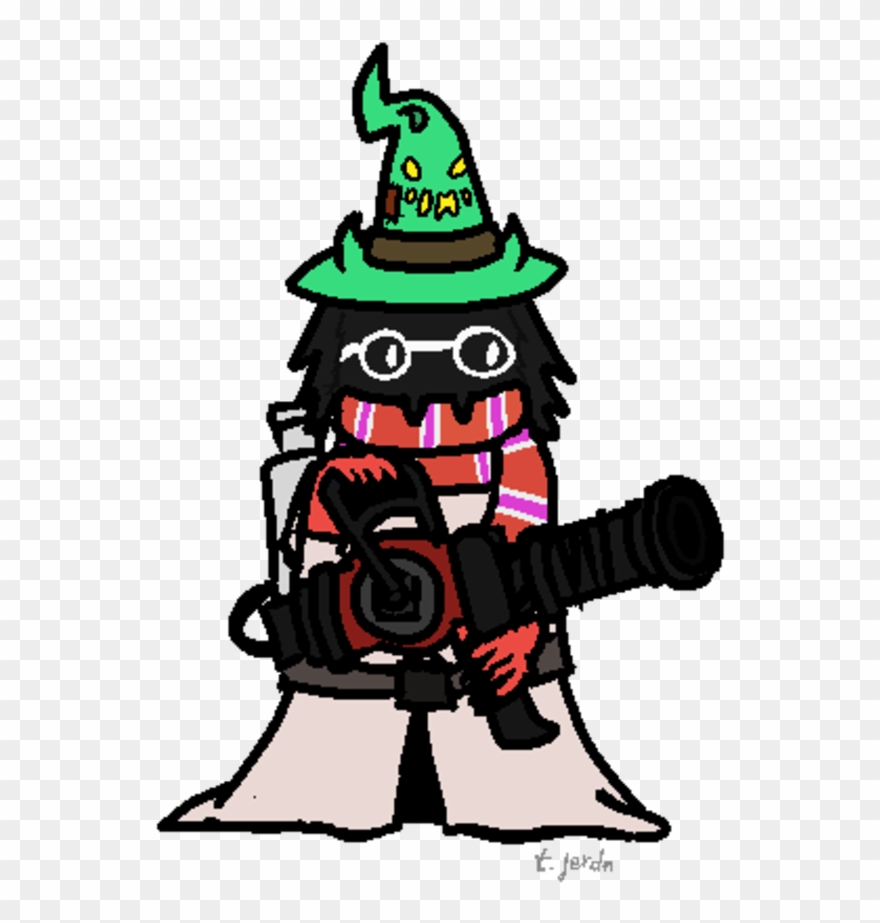 Ralsei With A Gun Clipart