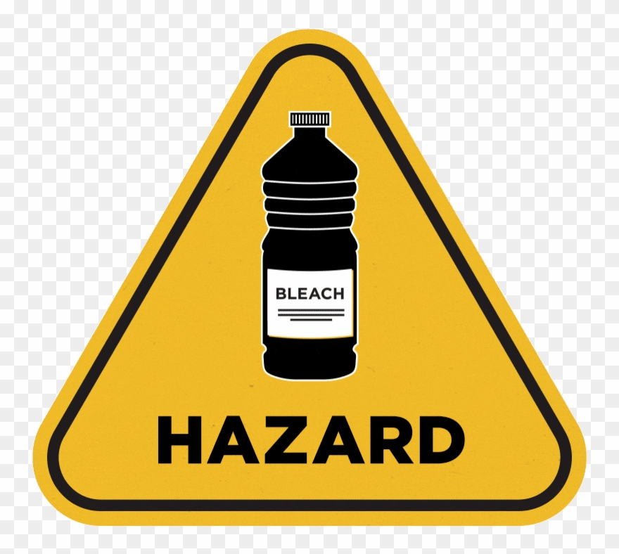 Bleach Is A Hazard - Hazardous Gifs Clipart