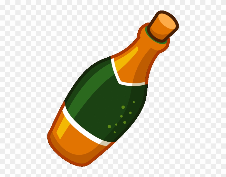 Top Pops N Stickers For Android & Ios - Champagne Transparent Gif Clipart