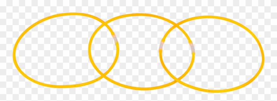 Blue - Green - Orange - Pink - Glow Sticks Selvlysende Halskæde Orange Clipart