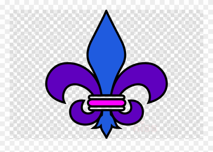 Fleur De Lis Mardi Gras Clip Art Clipart Mardi Gras - Do Curso De Letras - Png Download
