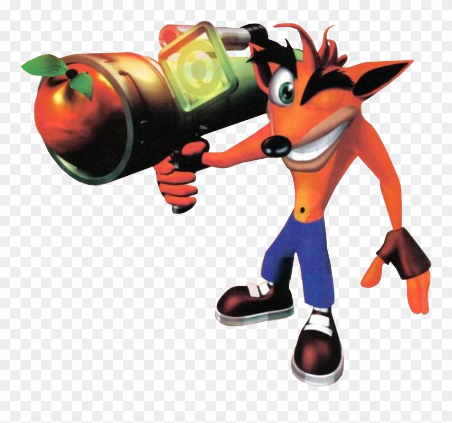 Crash Bandicoot Fruit Bazooka Clipart