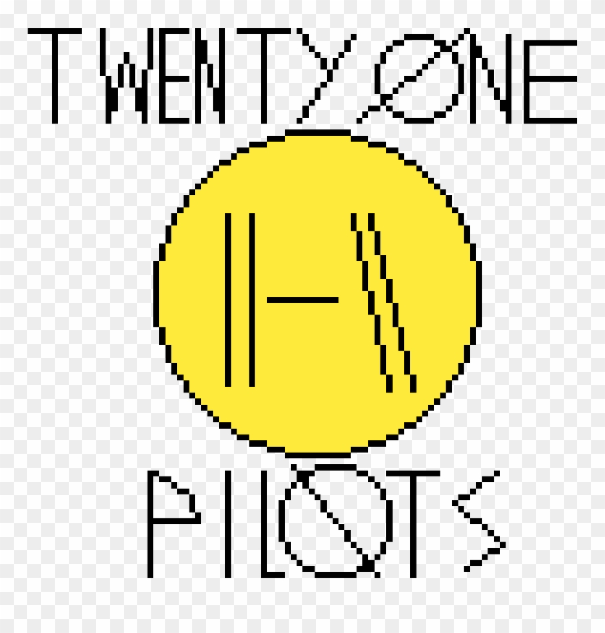 Twenty One Pilots - Pixel Art Circle Clipart