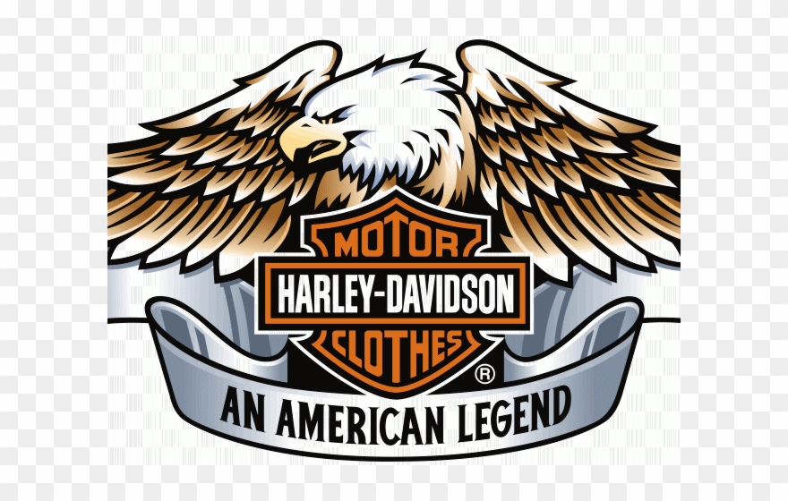 Skull Clipart Engine - Logo Harley Davidson Png Transparent Png