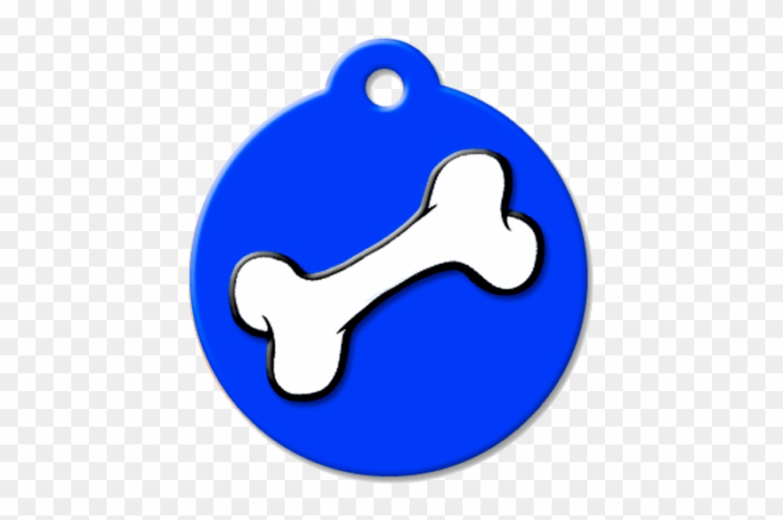 Bone Dog Tag Clip Art - Png Download