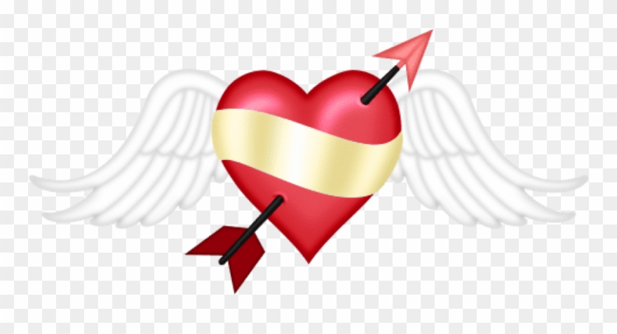 Free Png Valentine Small Heart With Wings Png Images - Feliz Dia De San Valentín Ceci Clipart