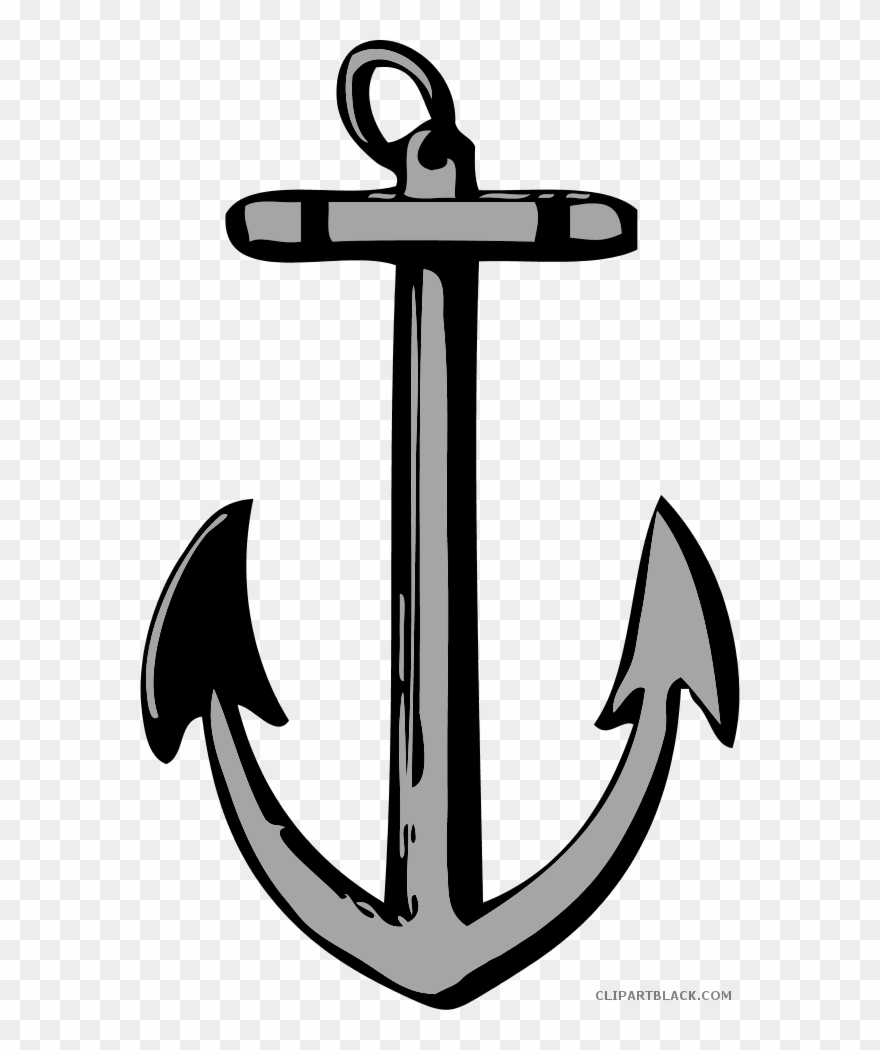Anchor Tools Free Black White Clipart Images Clipartblack - Anchor Outline Png Transparent Png
