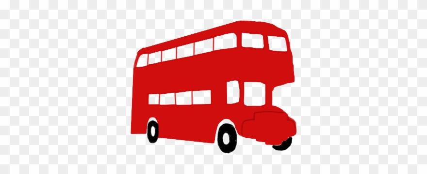 London Clipart Animated Gif - Double-decker Bus - Png Download