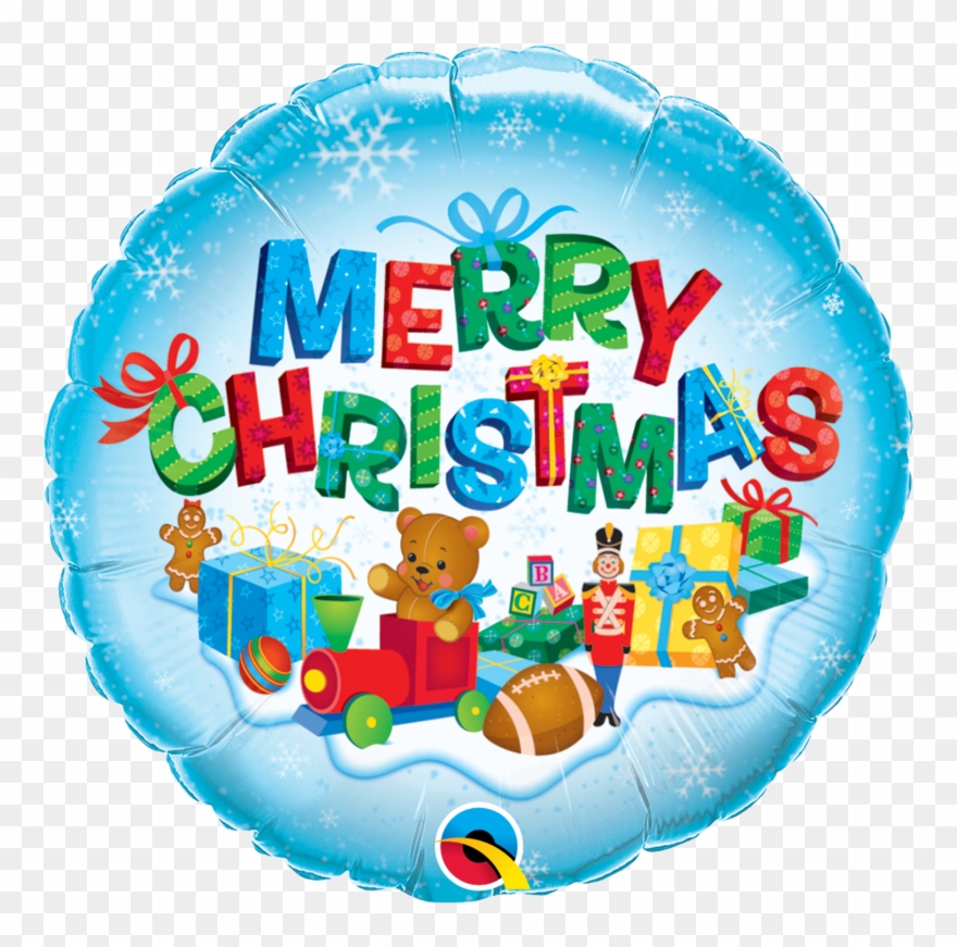 Christmas Foil Balloons Clipart