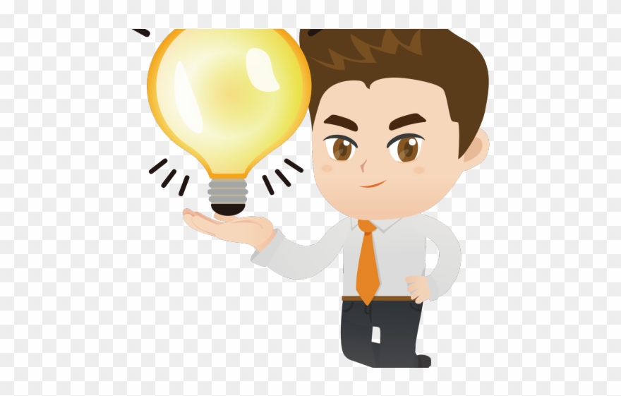 Smartphone Clipart Smart Man - Intelligent Person Clipart - Png Download