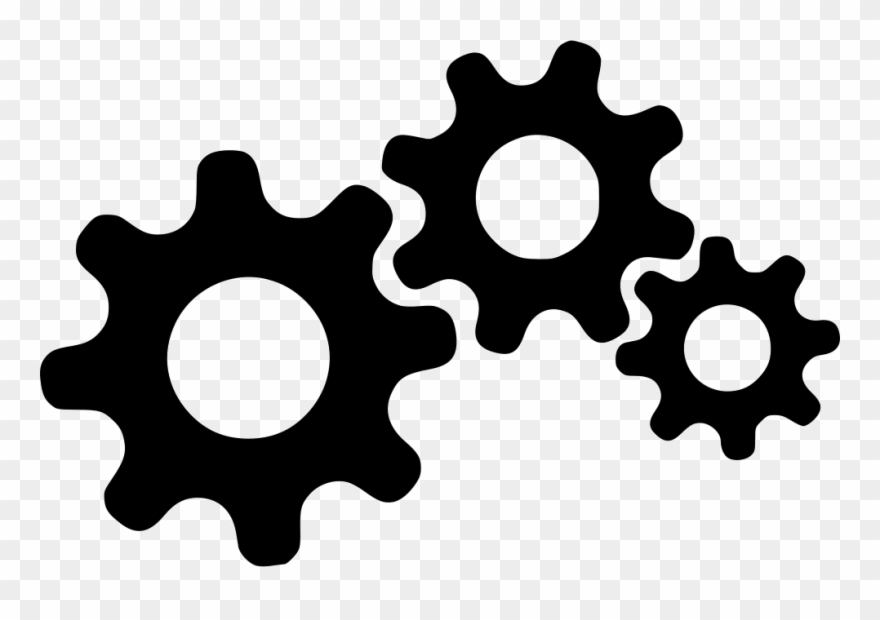 Gears Png Icon - Icon Pengaturan Clipart