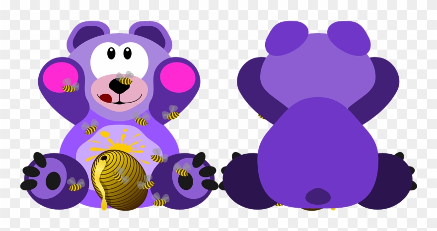 Bears Vs - Bees - Cute Good Morning Clipart