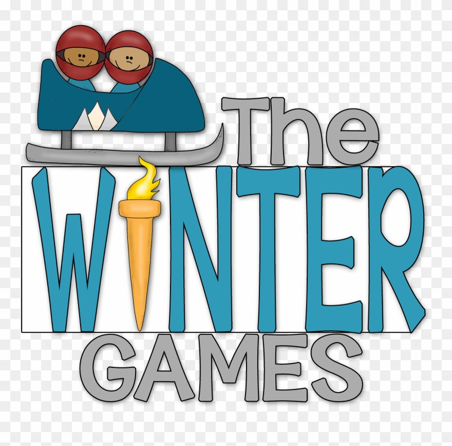 Winter Games Whole Word Color - Grammar Clipart