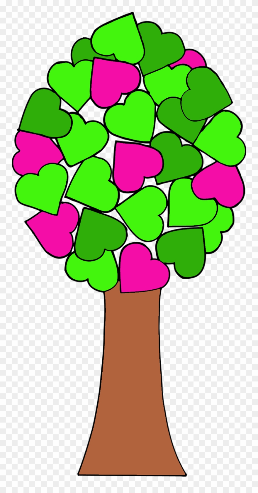 Here Are A Few "love Bug" Trees To Go Along With The Clipart
