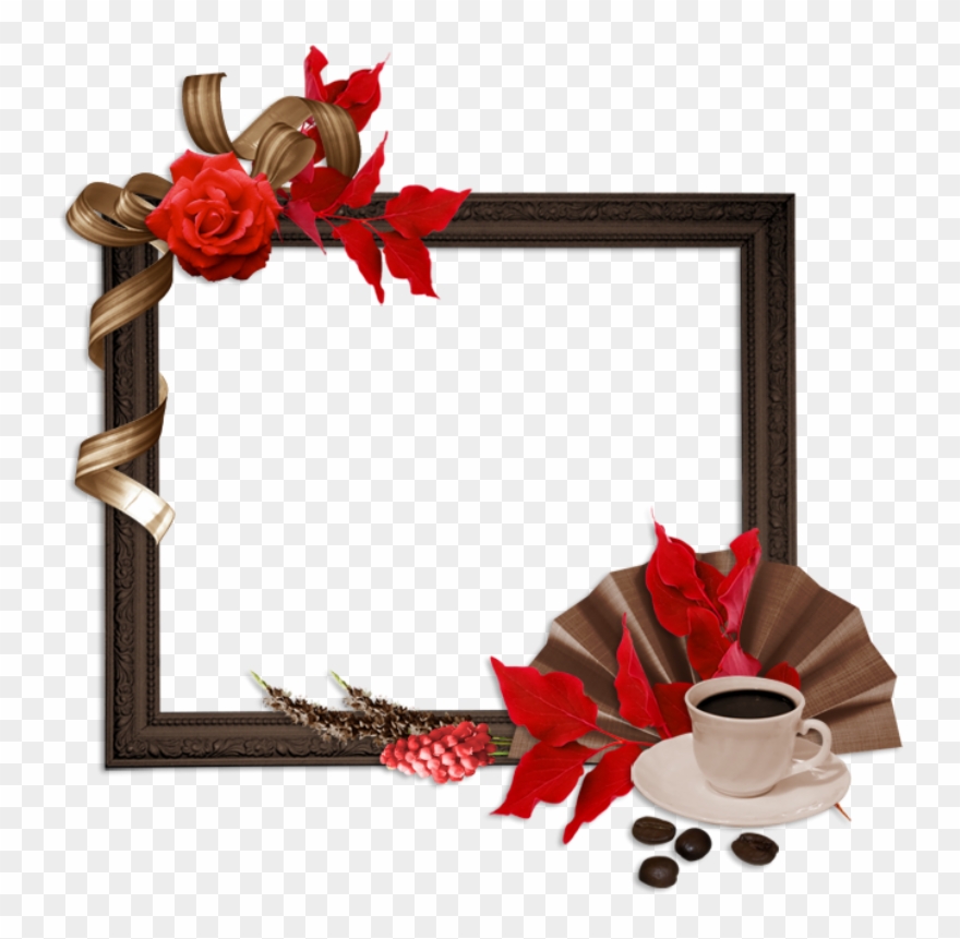 Cluster Frame - Hybrid Tea Rose Clipart
