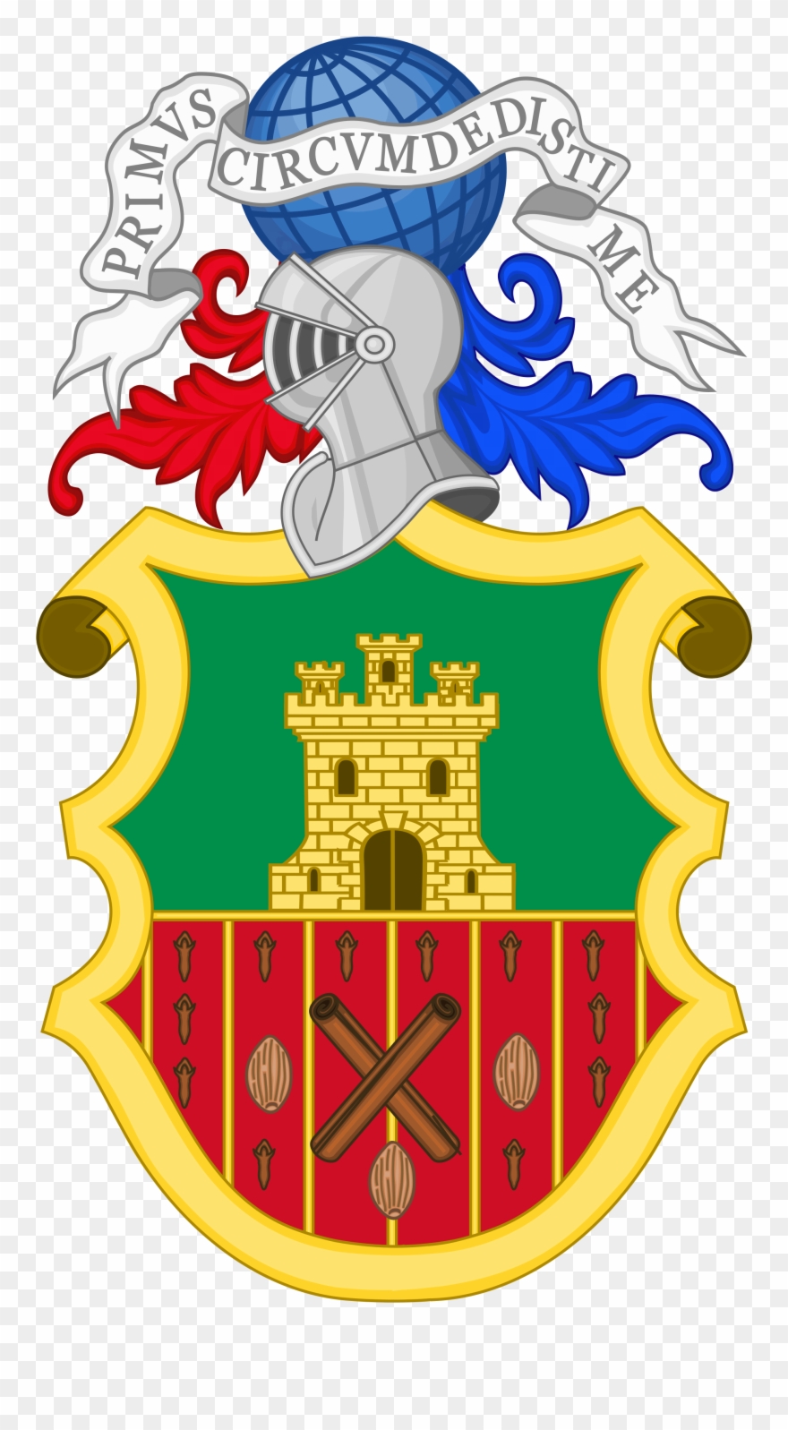 Open - Juan Sebastian Elcano Coat Of Arms Clipart
