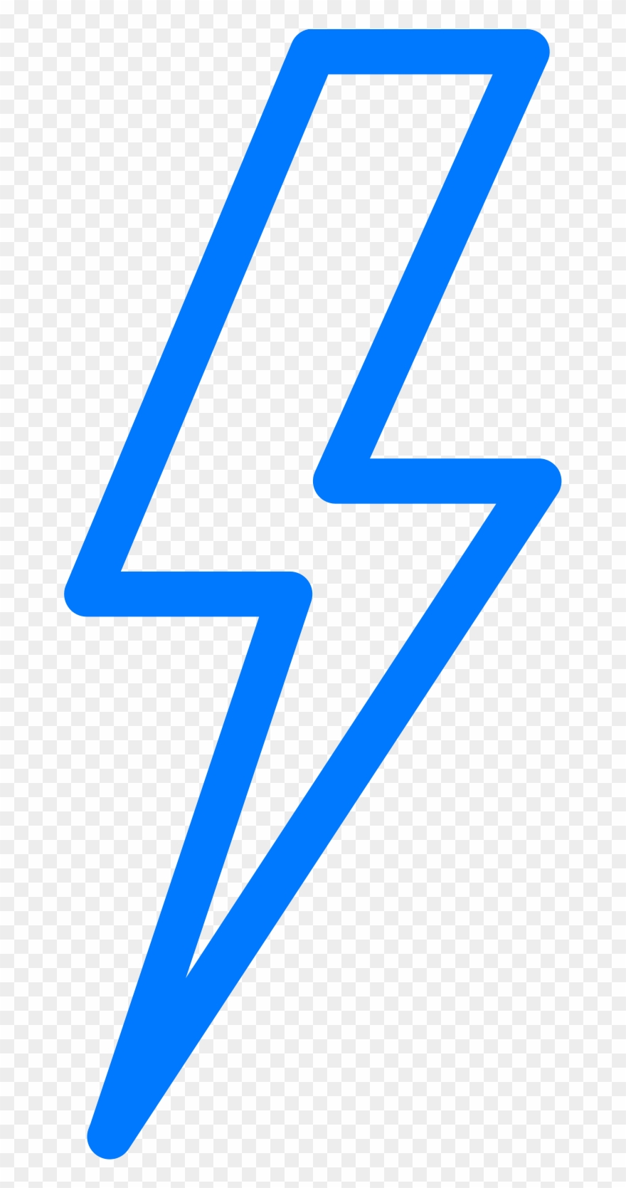 White Lightning Bolt Png Download - Portable Network Graphics Clipart