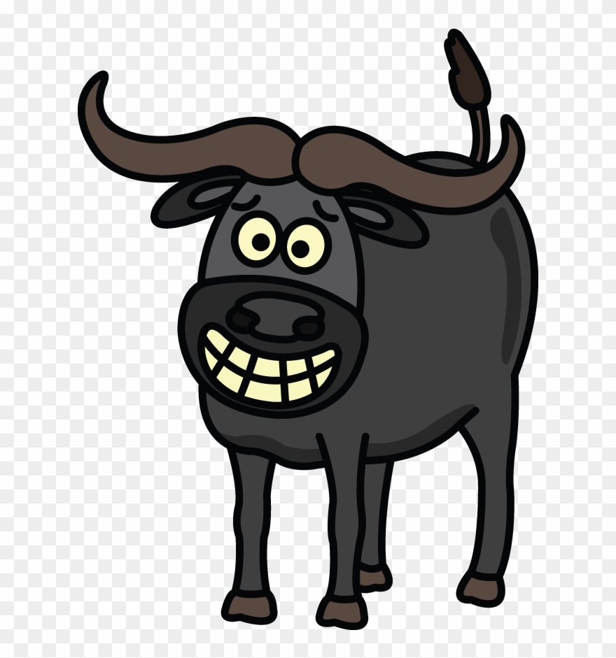 Buffalo Clip Cartoon - Cute Buffalo Cartoon Png Transparent Png