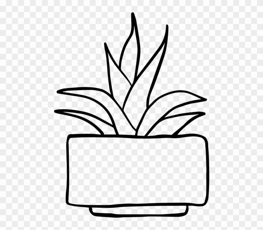 Cactus Black 5 - Portable Network Graphics Clipart