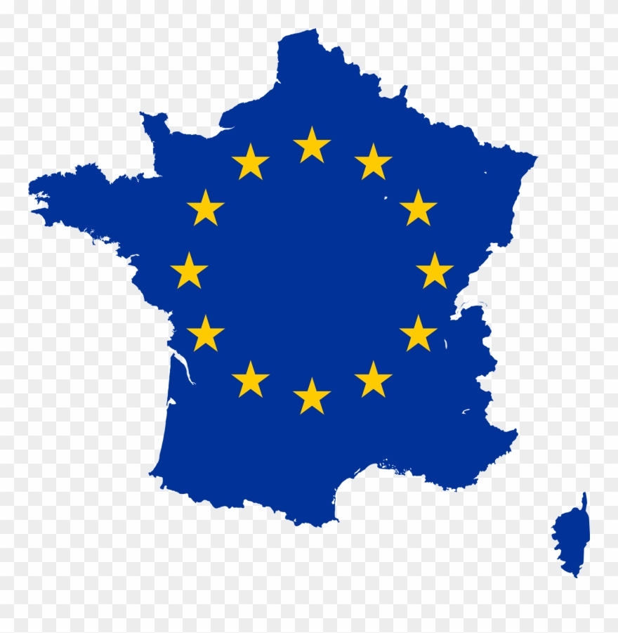 France In Europe - Silhouette France Png Clipart