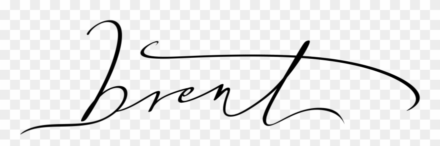 Fine Art Film Wedding Photographer Brent Deitrich Live - Calligraphy Clipart