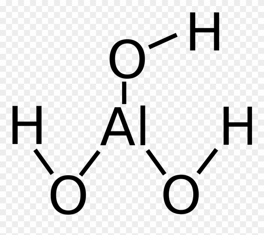 Open - Aluminum Hydroxide Lewis Structure Clipart