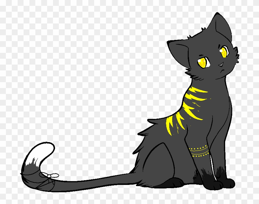 Cat Drawing Cute Warrior Clipart
