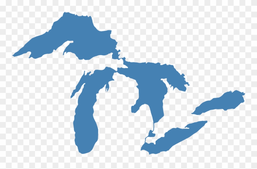 Spotts, Esq - Michigan Great Lakes Outline Clipart