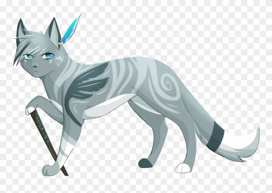Clipart Royalty Free Stock Anime Cats At Getdrawings - Warrior Cat Running Art - Png Download